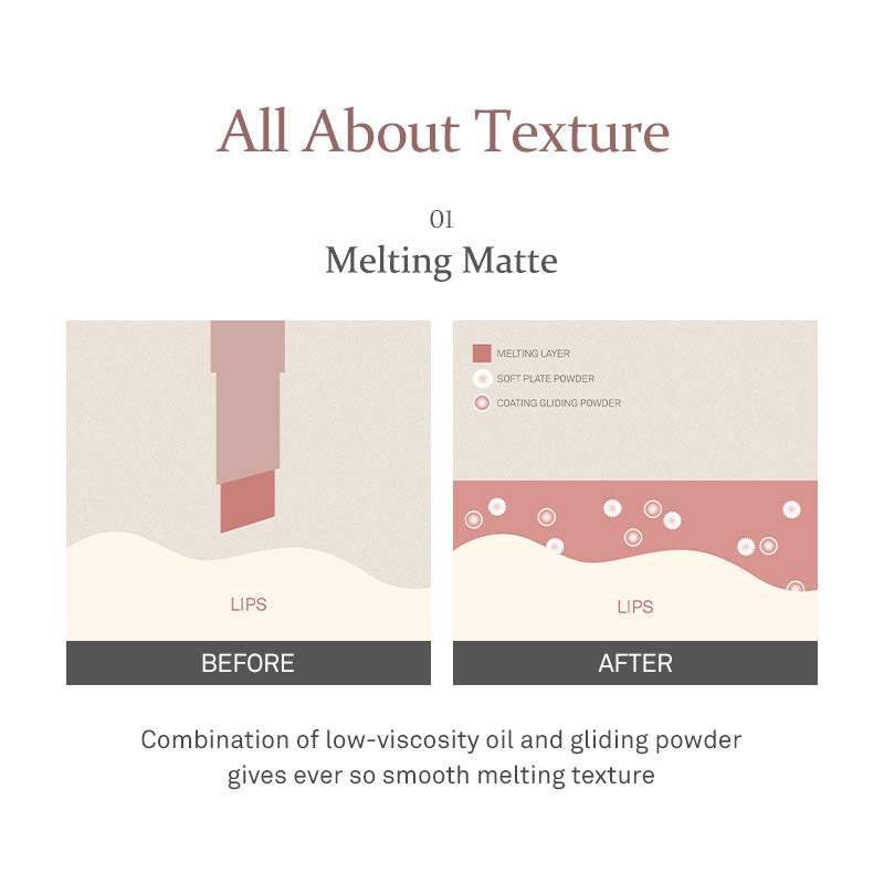 hince Slim Stick Melting Matte - 5 Colours to Choose