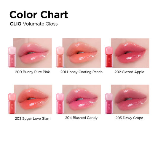 CLIO Volumate Gloss - 6 Colors to Choose