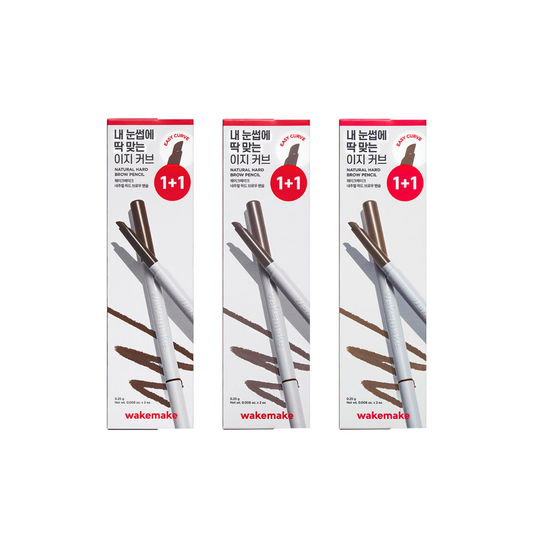 WAKEMAKE NATURAL HARD BROW PENCIL REFILL [5 Colors to choose)