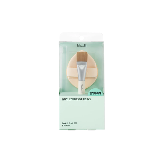 FilliMilli Sleek Fit Brush 830 & Puff Duo