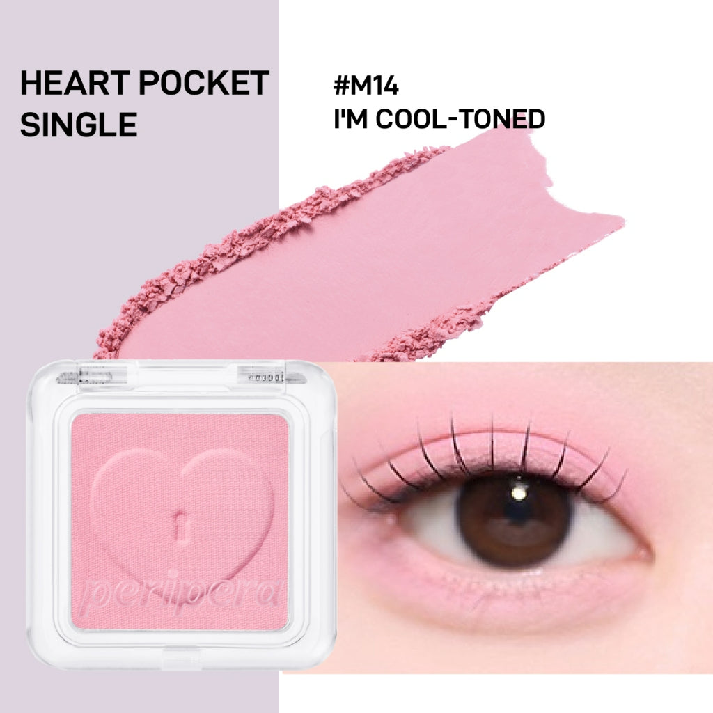 PERIPERA Heart Pocket Single - 5 Color to Choose