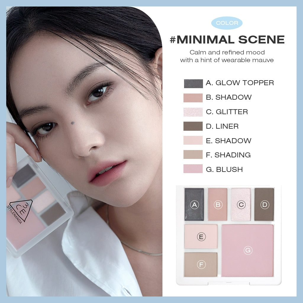 3CE All-Rounder Face Palette - 2 Colors to Choose
