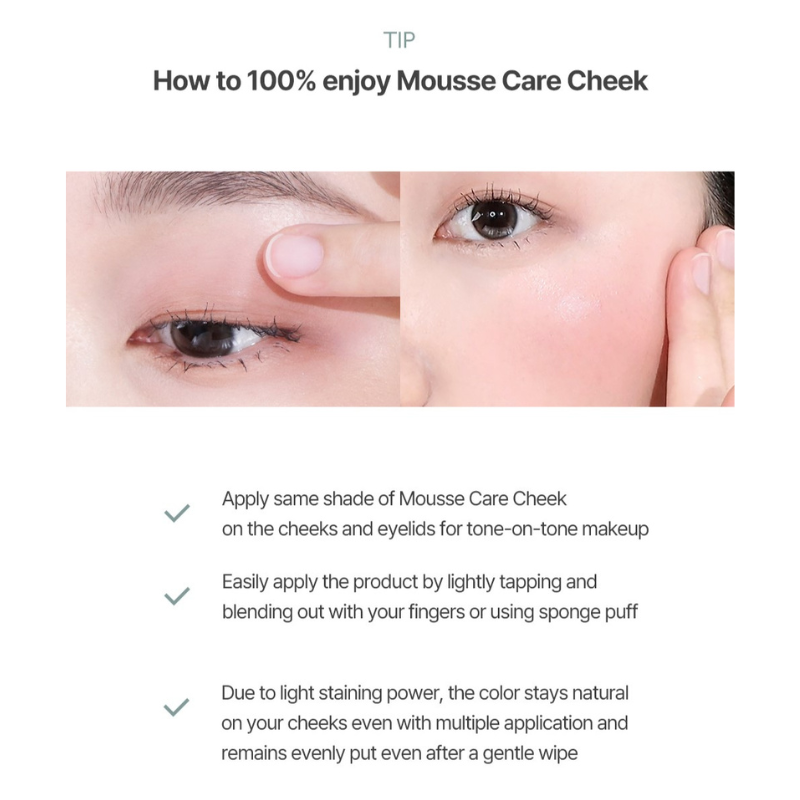 Nuse Mousse Care Cheek - 5 Color to Choose