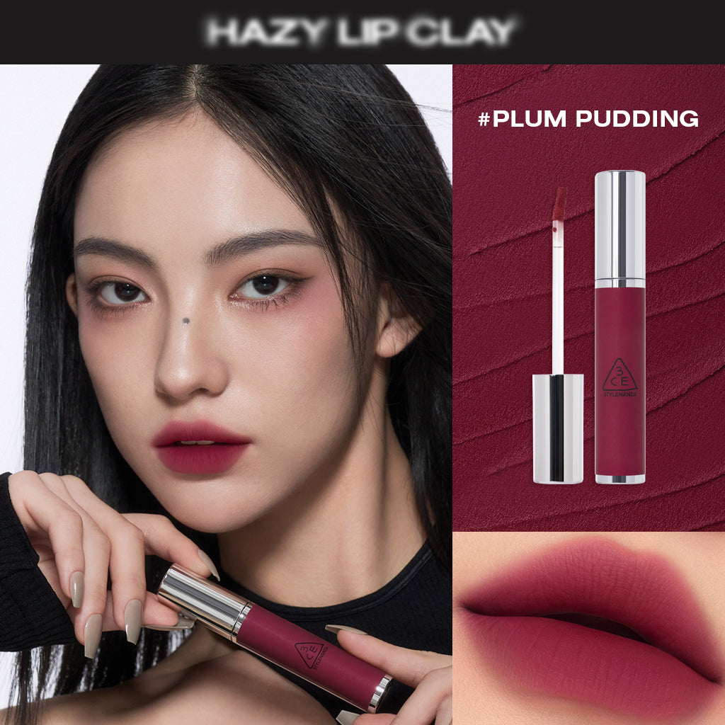 3CE Hazy Lip Clay - 12 Colors to Choose