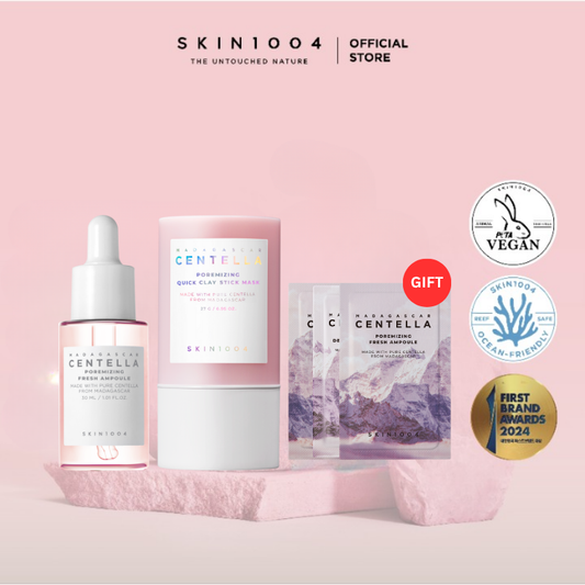 SKIN1004 Poremizing Ampoule 30ml + Clay Stick Mask 20g + FREE GIFT