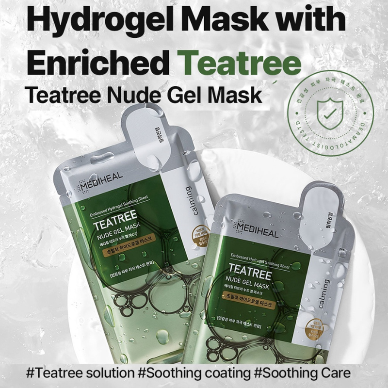 MEDIHEAL TEATREE NUDE GEL MASK *10