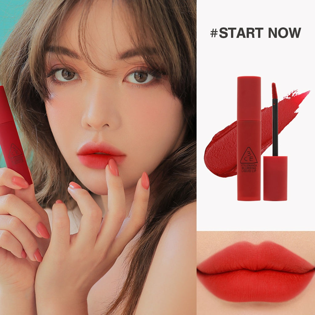 3CE Blurring Liquid Lip - 10 Colors to Choose