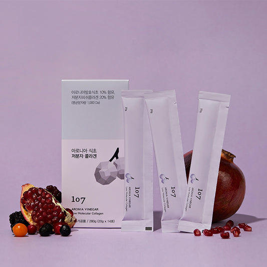 107 Aronia Vinegar Low Molecular Collagen 20g x 14 sticks