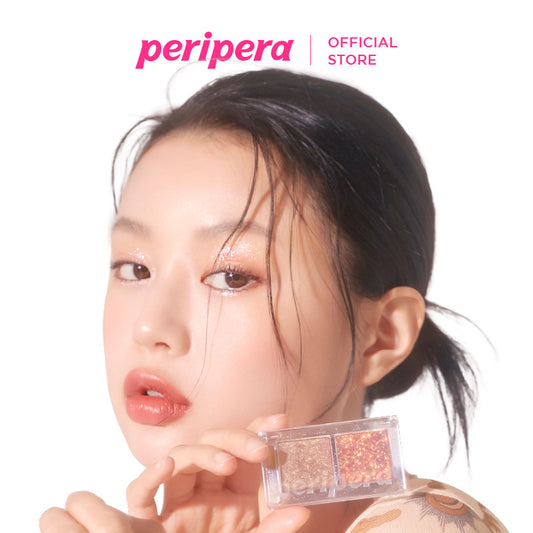 PERIPERA Duo Pocket Glitter Shadow #01 Caramelized Salt