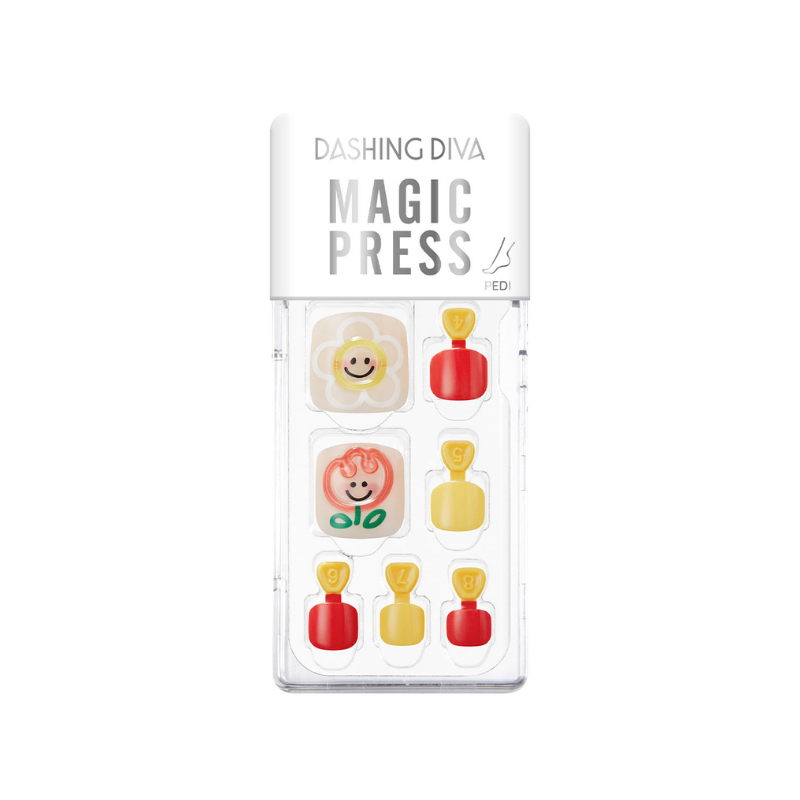 DASHING DIVA Magic Press Regular Pedi Petit Flower MDR3S079P