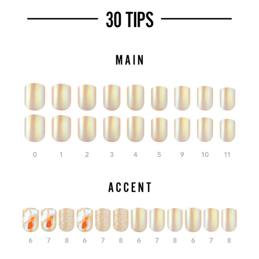 DASHING DIVA Magic Press Premium Regular Round Mani Ice Challenge MDR3P029PR