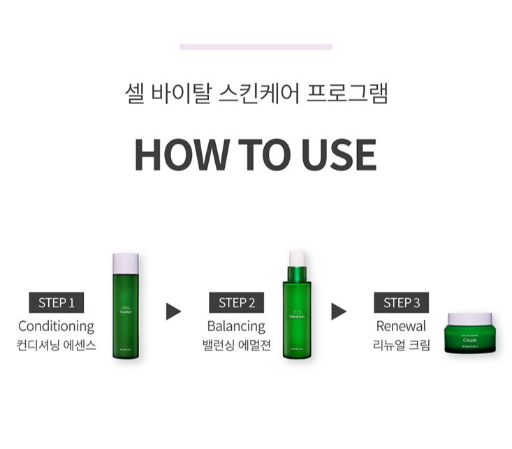 EVERCELL Cell Vital Cell 3 Types Set