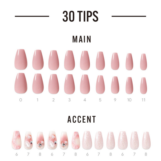 DASHING DIVA Magic Press Premium Coffin Pink Galaxy MDR3F033PC