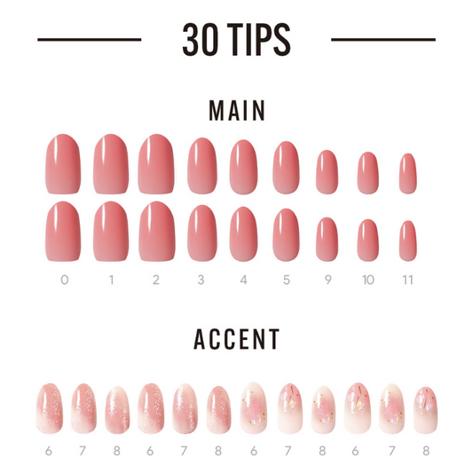 DASHING DIVA Magic Press Almond Mani Love Delight MDR3F053AL