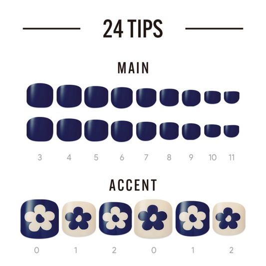 DASHING DIVA Magic Press Regular Pedi Decalcomanie MDR3S085P