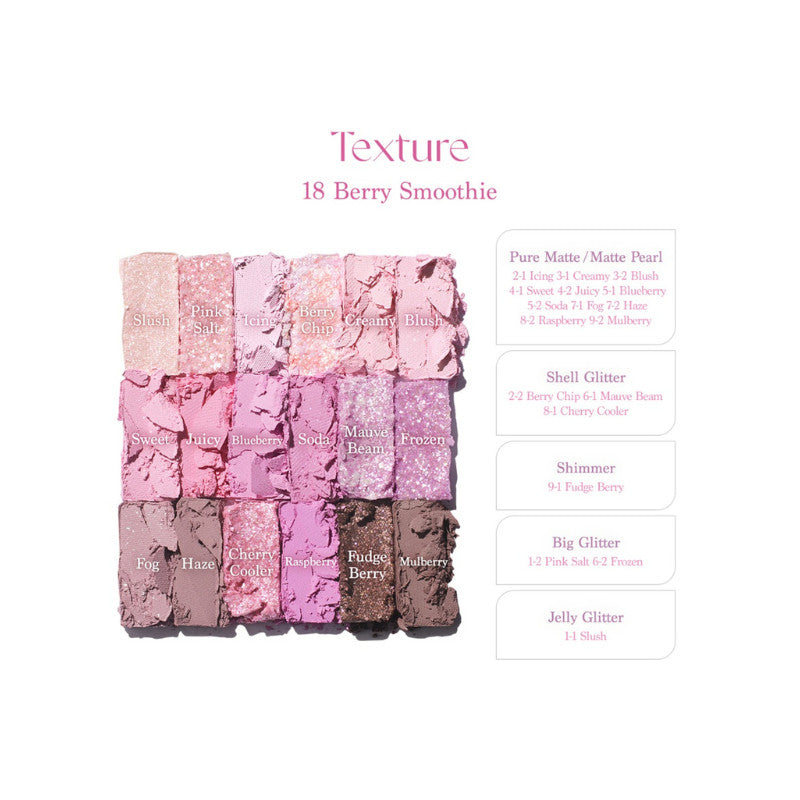 DASIQUE Shadow Palette #18 Berry Smoothie