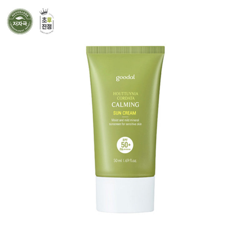 GOODAL Houttuynia Cordata Calming Moisture Sun Cream SPF 50+ PA++++
