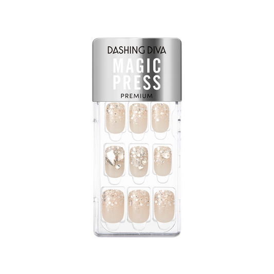 DASHING DIVA Magic Press Premium Regular Round Crystal Drop MDR3S043PR
