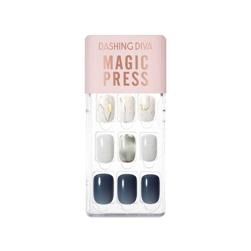 DASHING DIVA Magic Press Regular Round Mani Urban Sketch MDR3F017RR