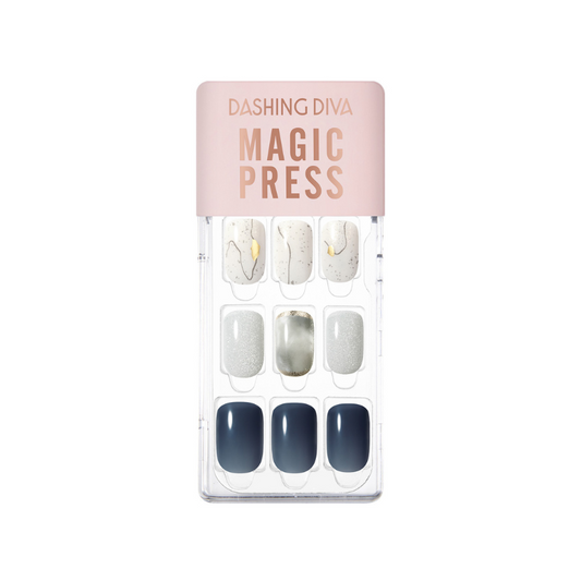 DASHING DIVA Magic Press Regular Round Mani Urban Sketch MDR3F017RR