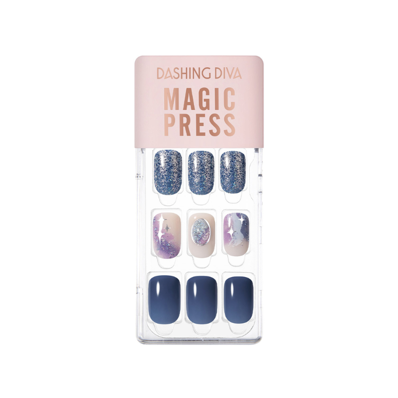 DASHING DIVA Magic Press Regular Round Mani Deep Universe MDR3F046RR