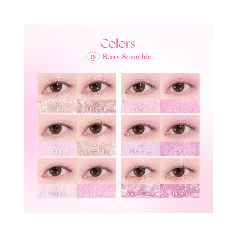 DASIQUE Shadow Palette #18 Berry Smoothie
