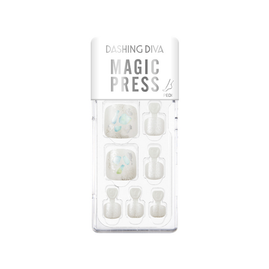 DASHING DIVA Magic Press Regular Pedi Pure Glass MDR3S069P
