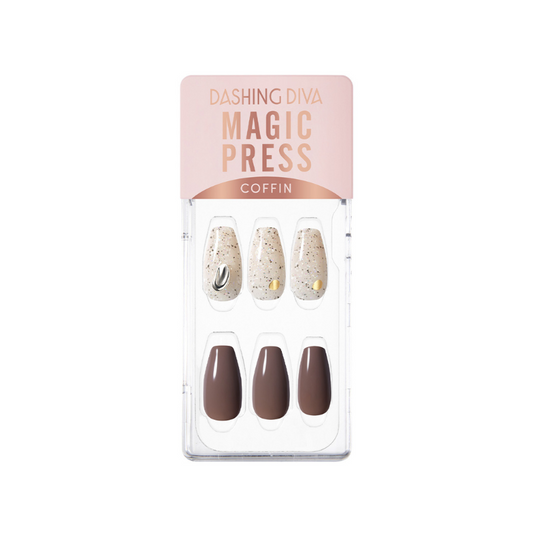 DASHING DIVA Magic Press Coffin Mani Crunch Cookie MDR3F051CF