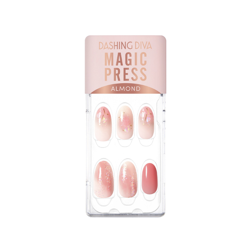 DASHING DIVA Magic Press Almond Mani Love Delight MDR3F053AL