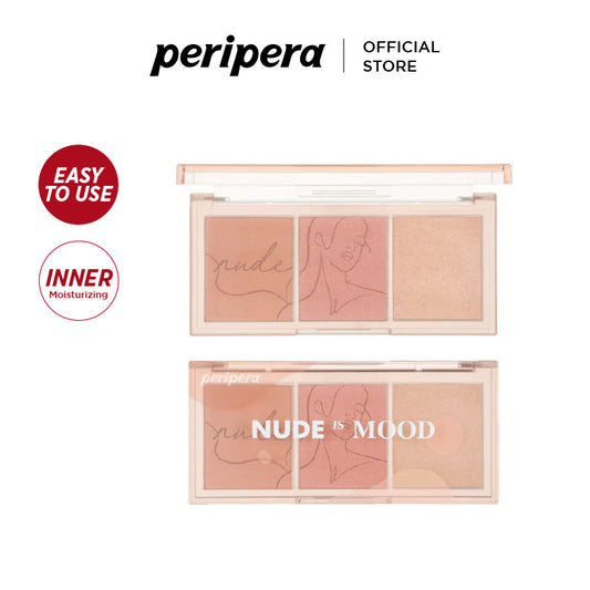PERIPERA All Take Mood Cheek Palette #01 Nude Is Mood