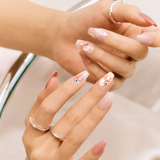 DASHING DIVA Magic Press Premium Coffin Pink Galaxy MDR3F033PC