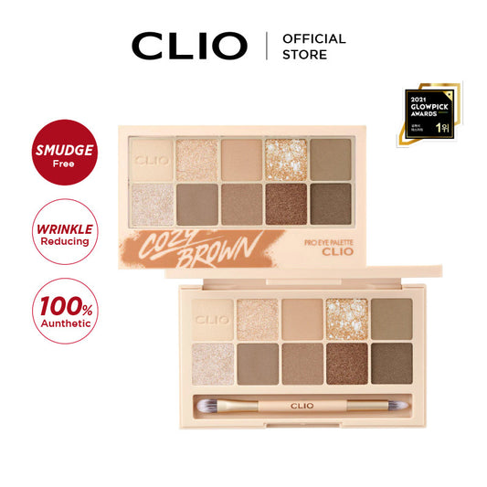 CLIO Pro Eye Palette #10 Cozy Brown