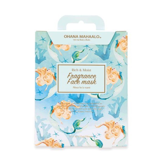 OHANA MAHAALO Fragrance Face Mask Akua Ko'A Nani
