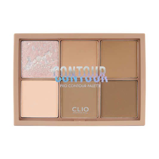 CLIO Pro Contour Palette 20g #01 Mute Hazel