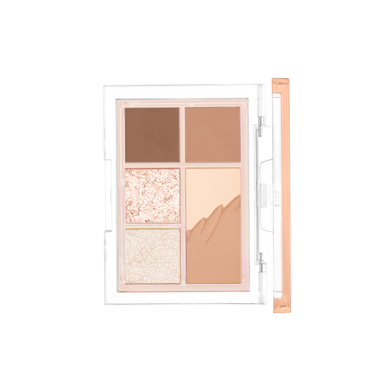 CLIO Pro Eye Palette Mini #04 Falling In Nude (Bloom In The Shell Limited Edition)