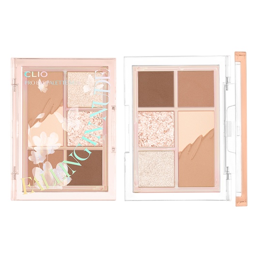 CLIO Pro Eye Palette Mini #04 Falling In Nude (Bloom In The Shell Limited Edition)