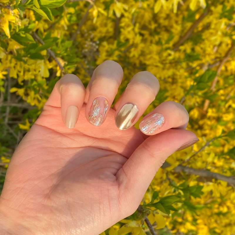 DASHING DIVA Glaze Mani Gold Sunset ZMA051