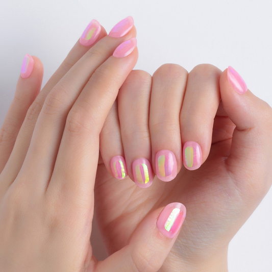 DASHING DIVA Glaze Mani Long Pink Dew ZMA056