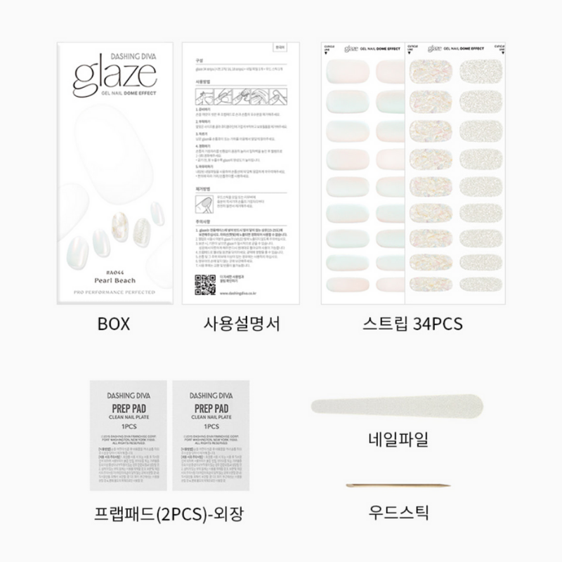 DASHING DIVA Glaze Mani Pearl Beach ZMA044