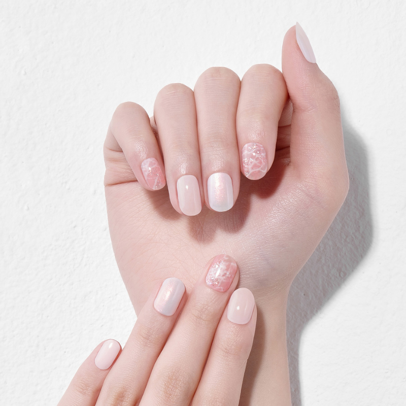 DASHING DIVA Glaze Mani Pink Fog ZMA033