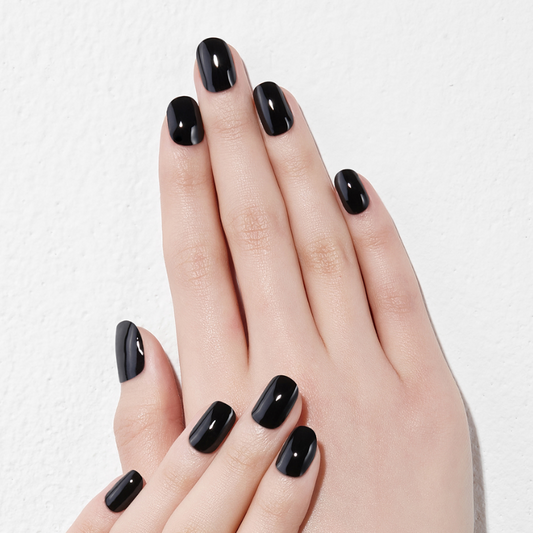 DASHING DIVA Glaze Mani Red Black ZMC088