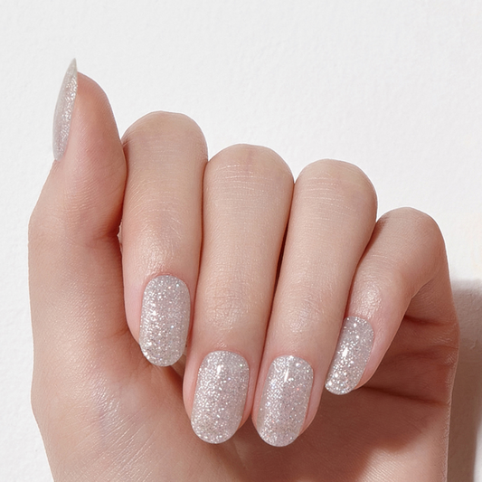 DASHING DIVA Glaze Mani Silver Crystal ZMC100