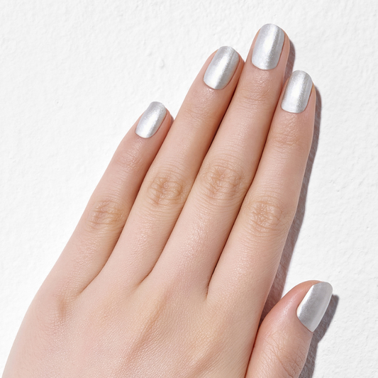 DASHING DIVA Glaze Mani Silver Mirror ZMC096