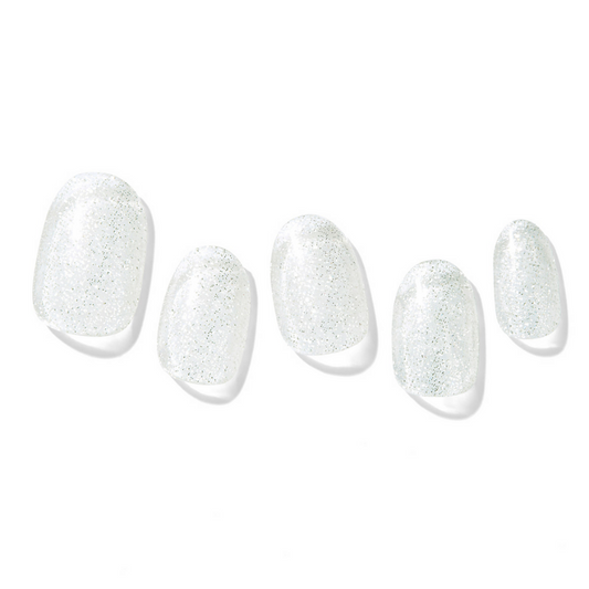 DASHING DIVA Glaze Mani Snowing Silver ZMC097