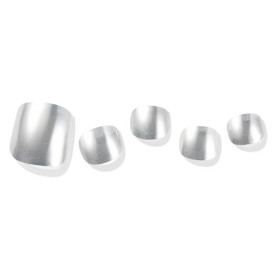 DASHING DIVA Glaze Pedi Mystic Silver ZPA004