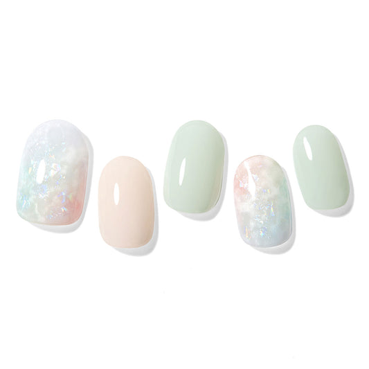 DASHING DIVA Glaze Mani Emerald Marble ZMA140