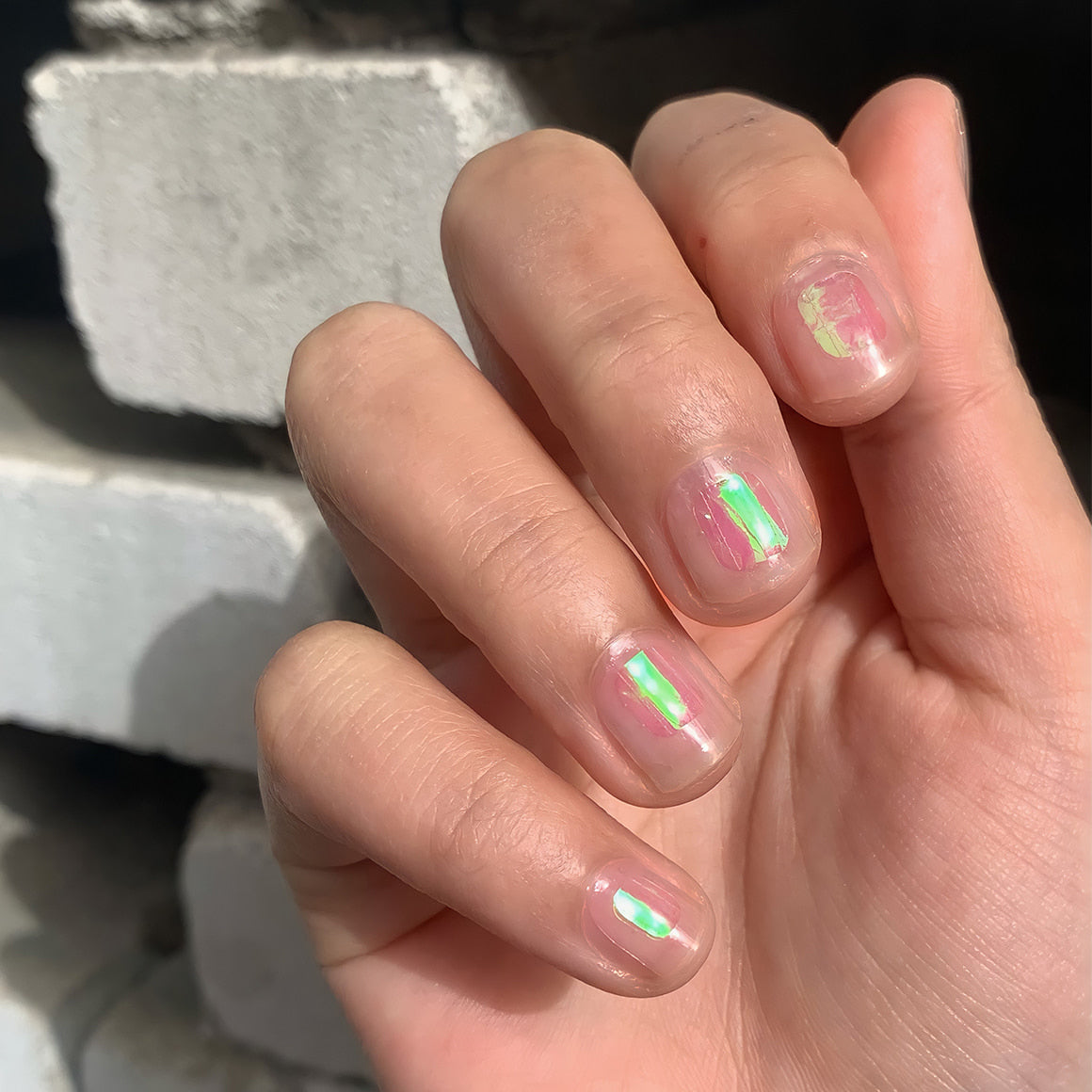 DASHING DIVA Glaze Mani Ice Crystal (Short) ZMA059