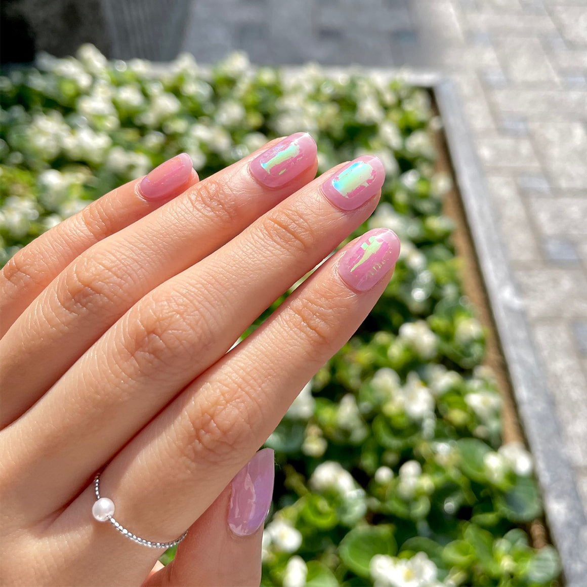 DASHING DIVA Glaze Mani Lavender Prism (Long) ZMA060