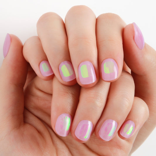 DASHING DIVA Glaze ManiLavender Prism (Short) ZMA061