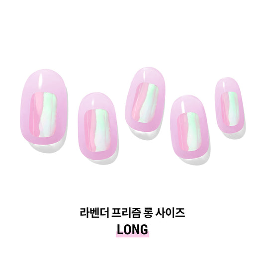 DASHING DIVA Glaze Mani Lavender Prism (Long) ZMA060